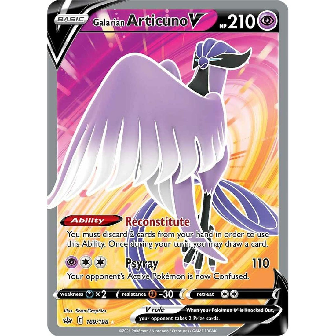 Galarian Articuno V (Full Art)