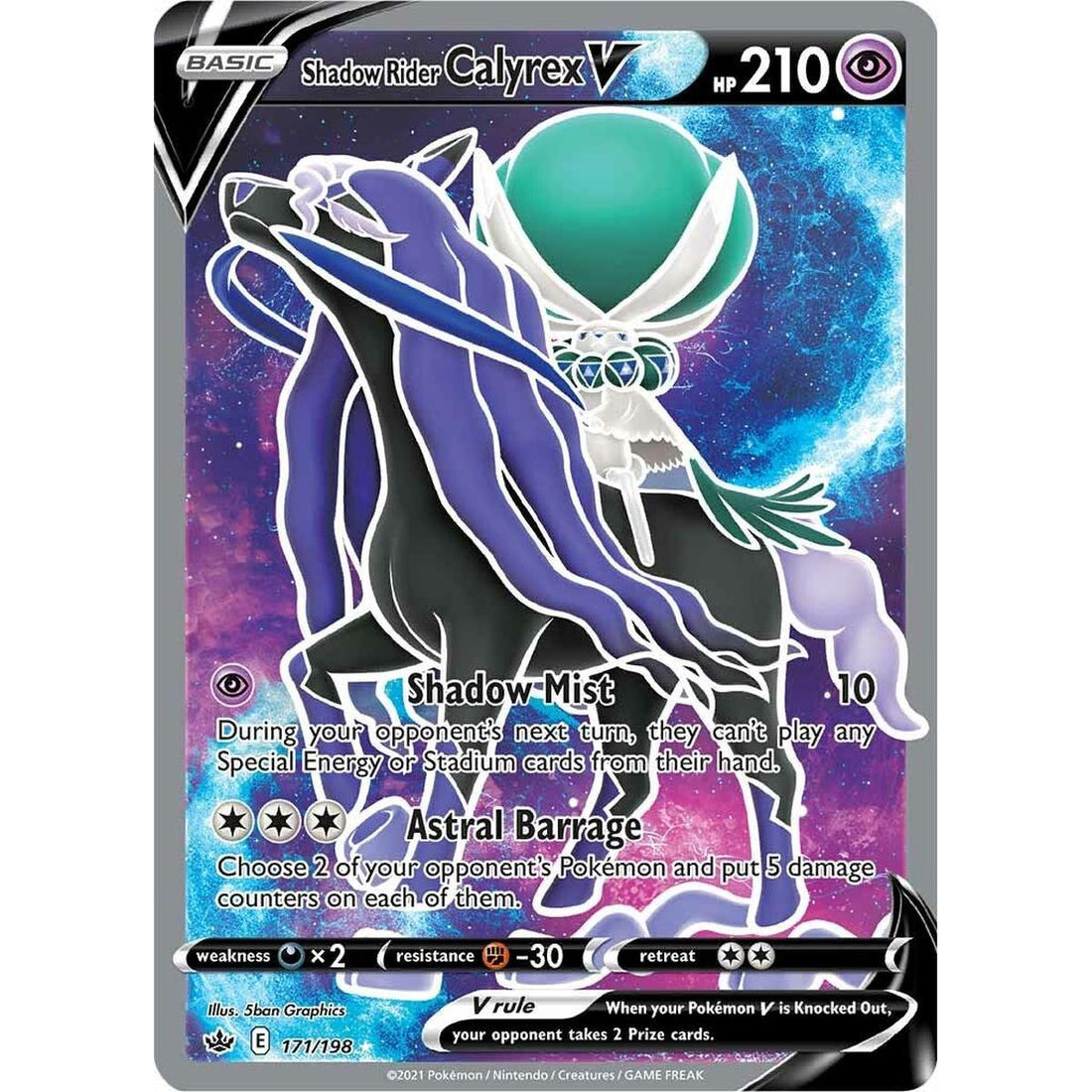Shadow Rider Calyrex V (Full Art)