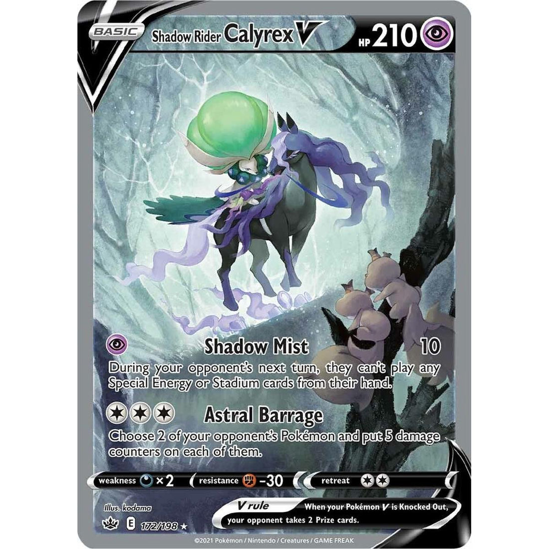 Shadow Rider Calyrex V (Alternate Full Art)