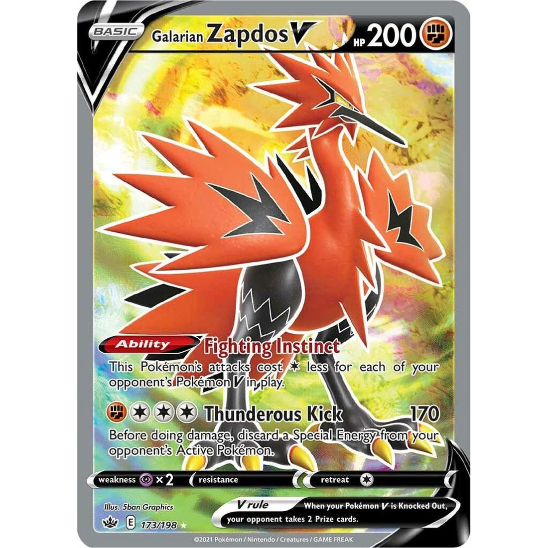 Galarian Zapdos V (Full Art)