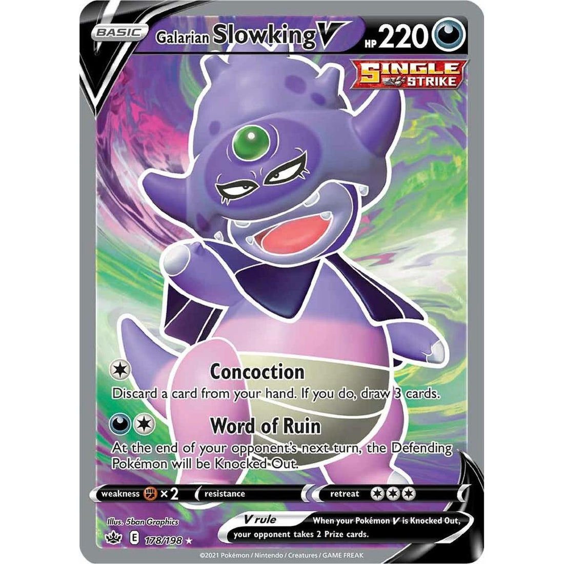 Galarian Slowking V (Full Art)