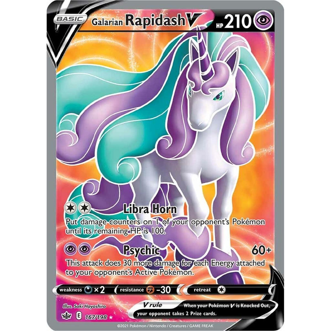 Galarian Rapidash V (Full Art)
