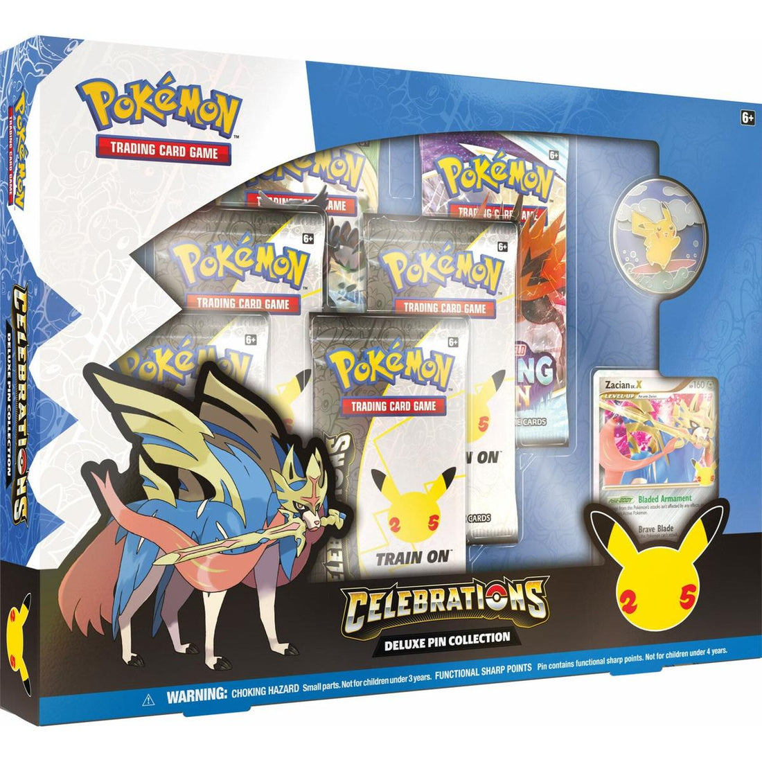 Celebrations Deluxe Pin Collection [Zacian LV. X]