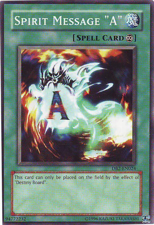 Spirit Message "A"