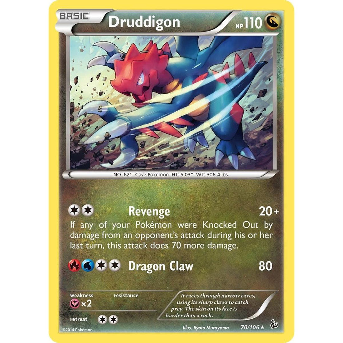 Druddigon - 70/106 (Flashfire)