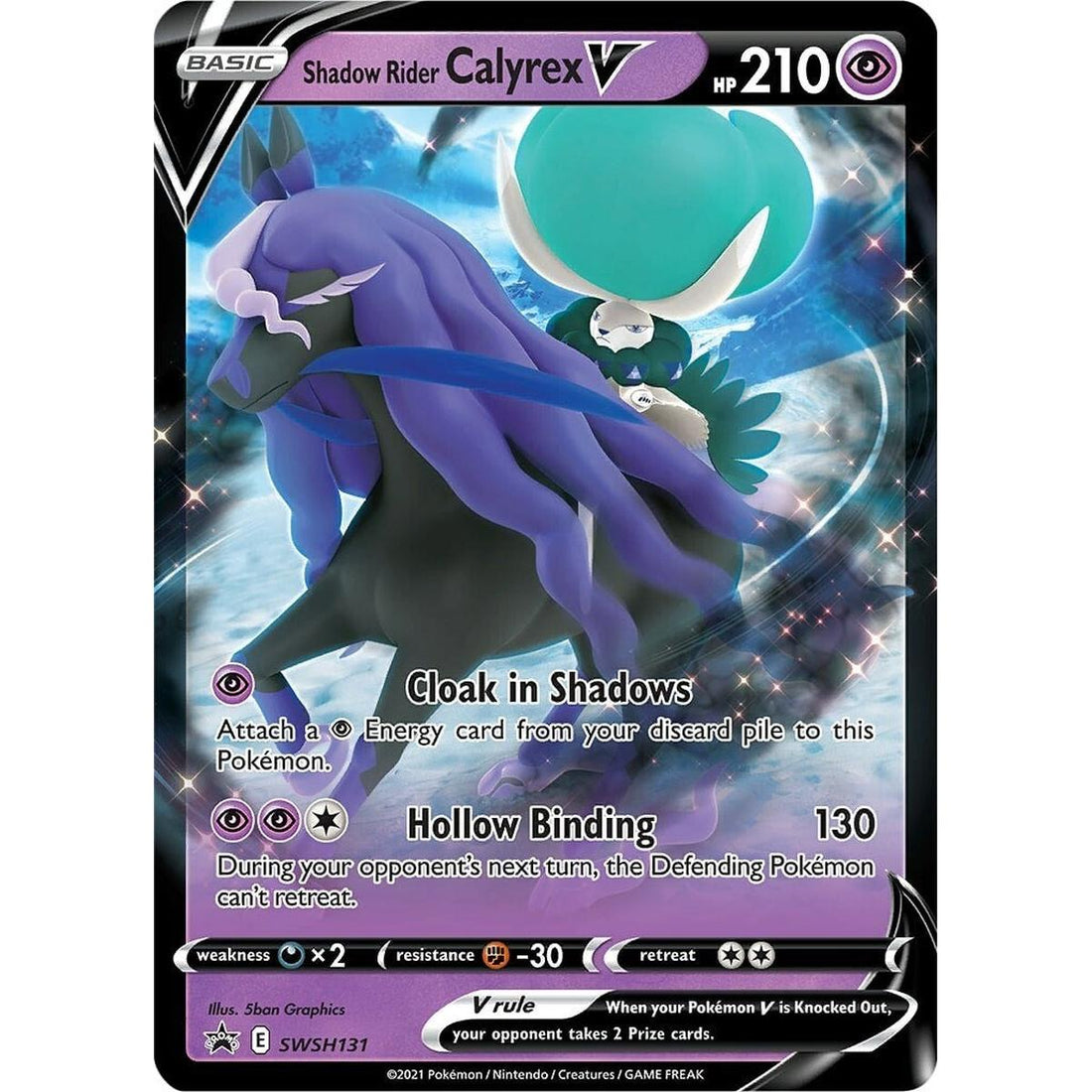 Shadow Rider Calyrex V - SWSH131
