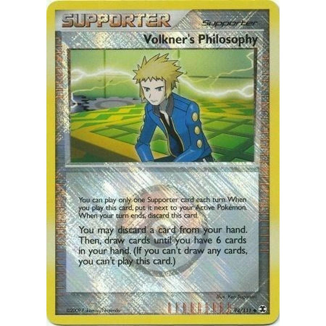 Volkner's Philosophy - 98/111 (Player Reward)