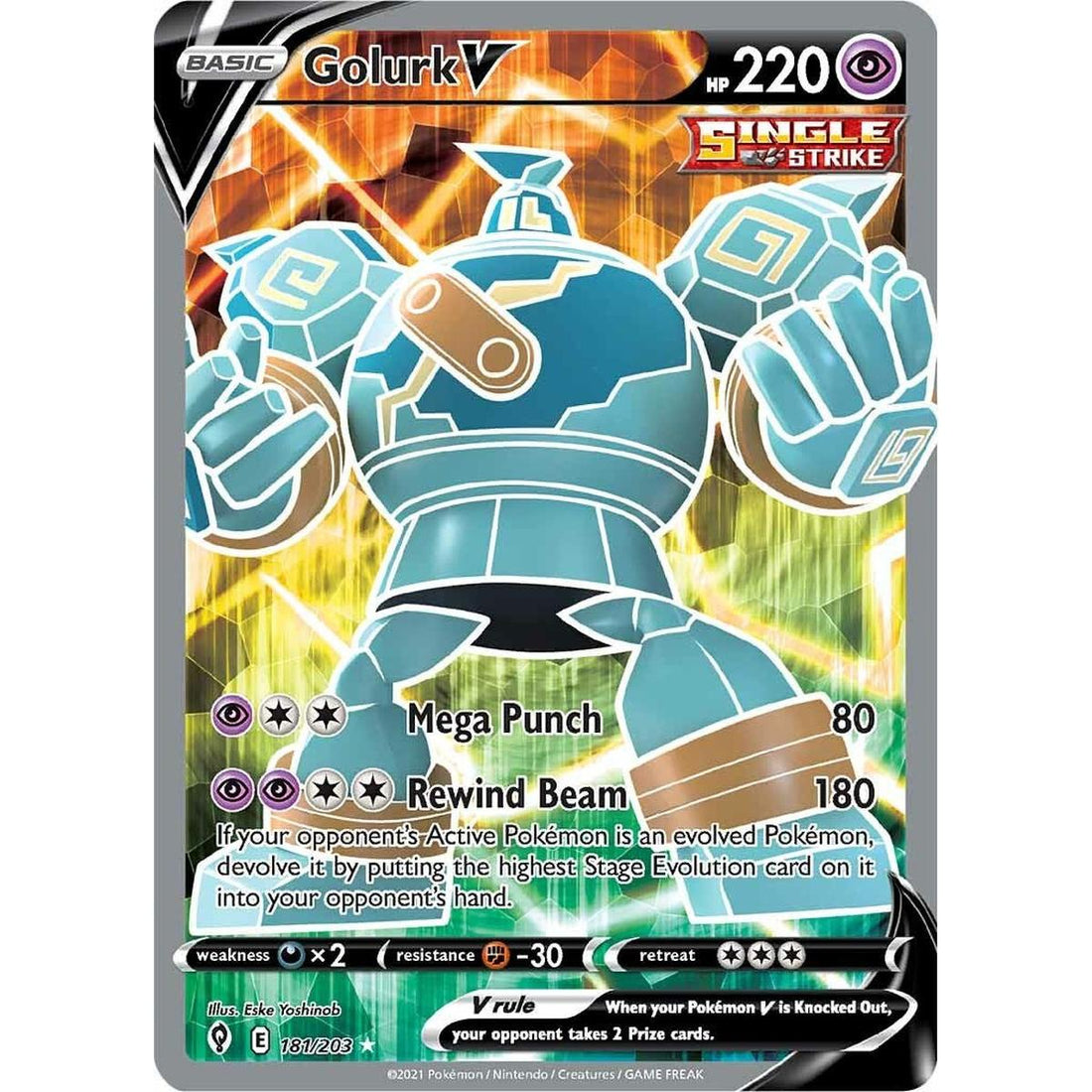 Golurk V (Full Art)