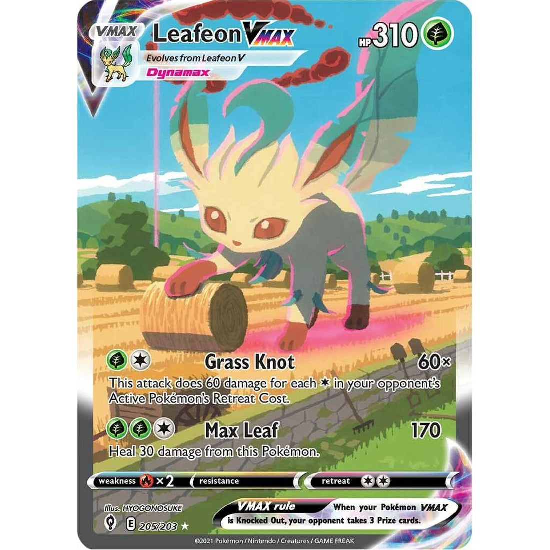 Leafeon VMAX (Alternate Art Secret)