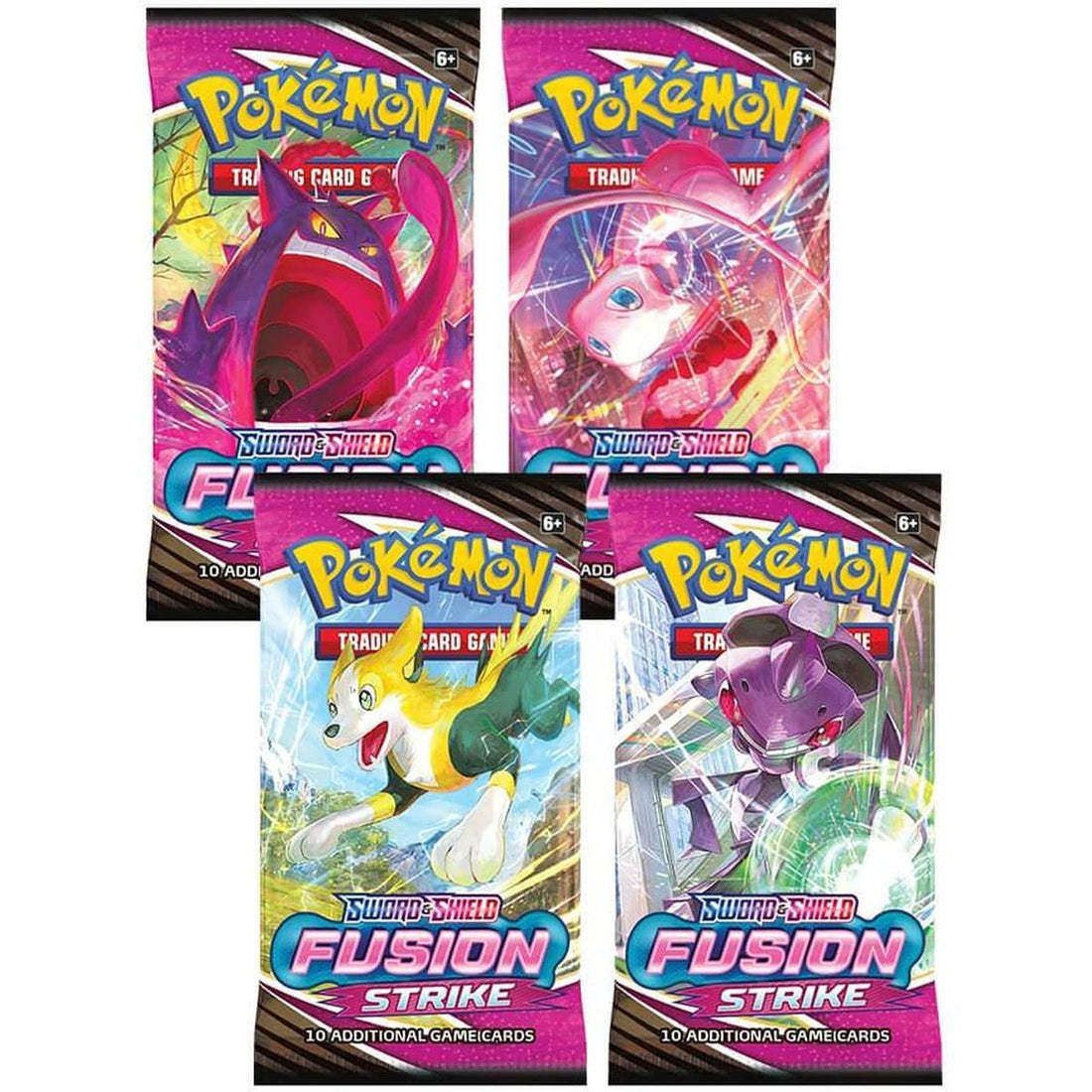 Fusion Strike Booster Pack Art Bundle [Set of 4]