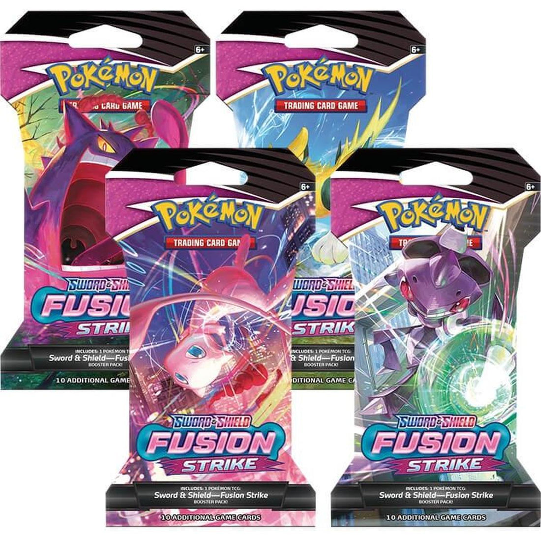 Fusion Strike Sleeved Booster Pack Art Bundle [Set of 4]