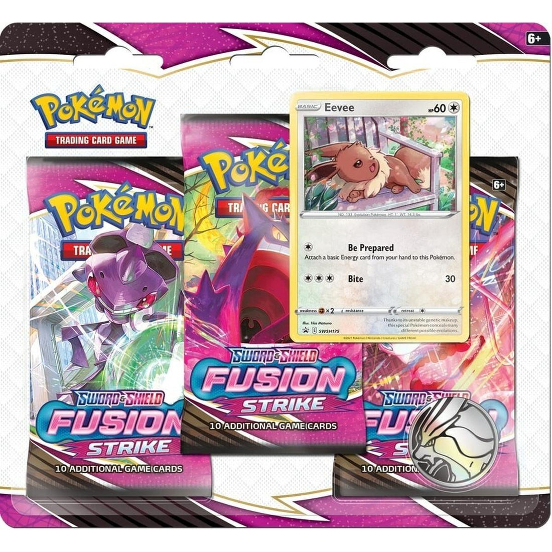 Fusion Strike 3 Pack Blister [Eevee]