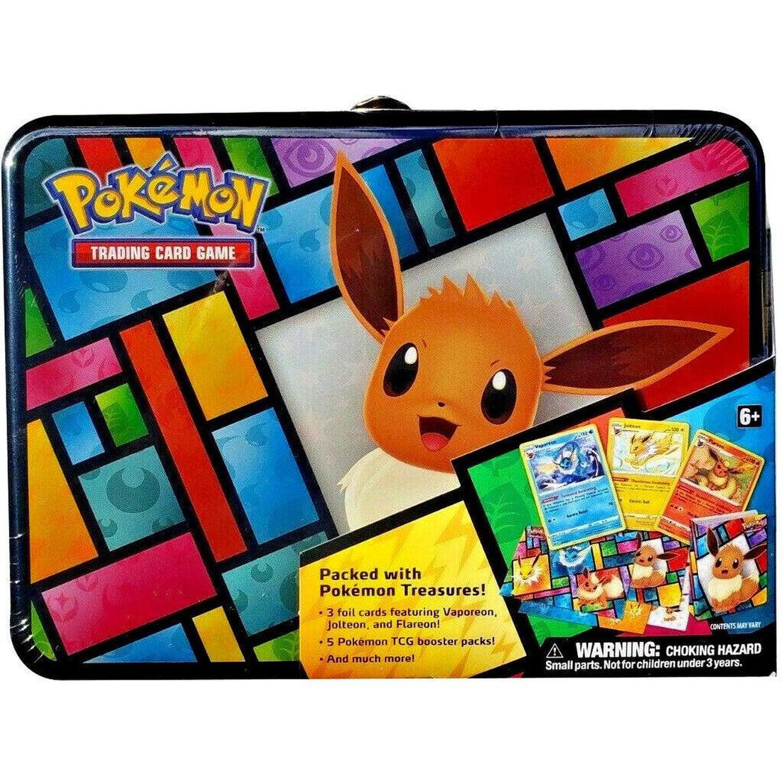 Eevee Pokemon Treasure Chest Tin