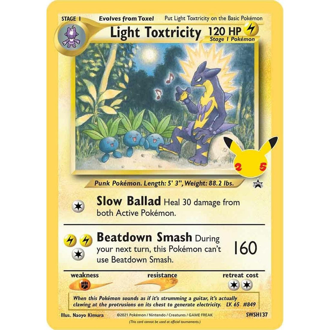 Light Toxtricity - SWSH137
