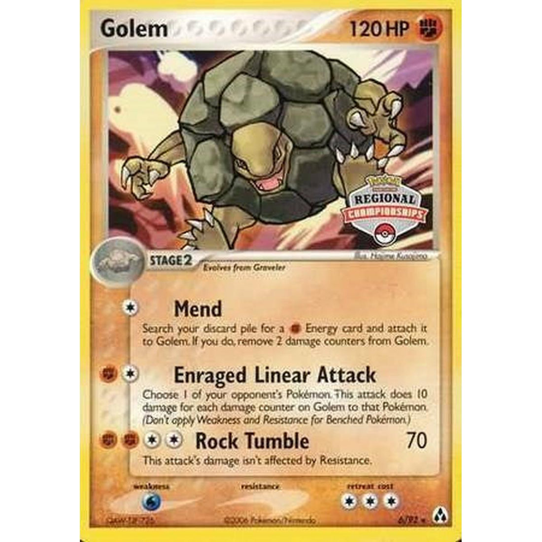 Golem - 6/92 (Regional Championships)