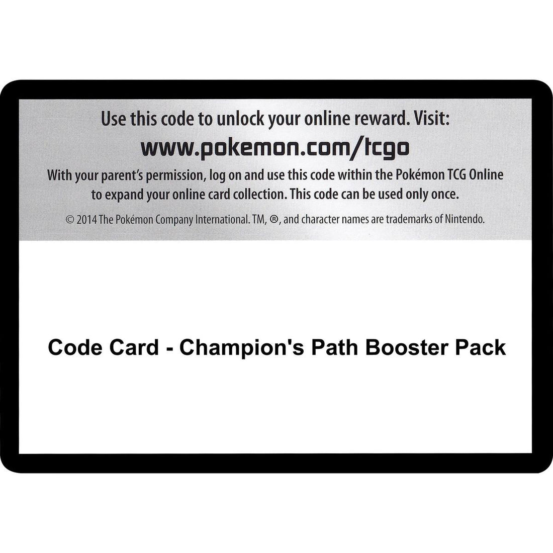 Code Card - Champion's Path Booster Pack