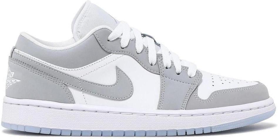 Wmns Air Jordan 1 Low White Wolf Grey - ONLINE ONLY