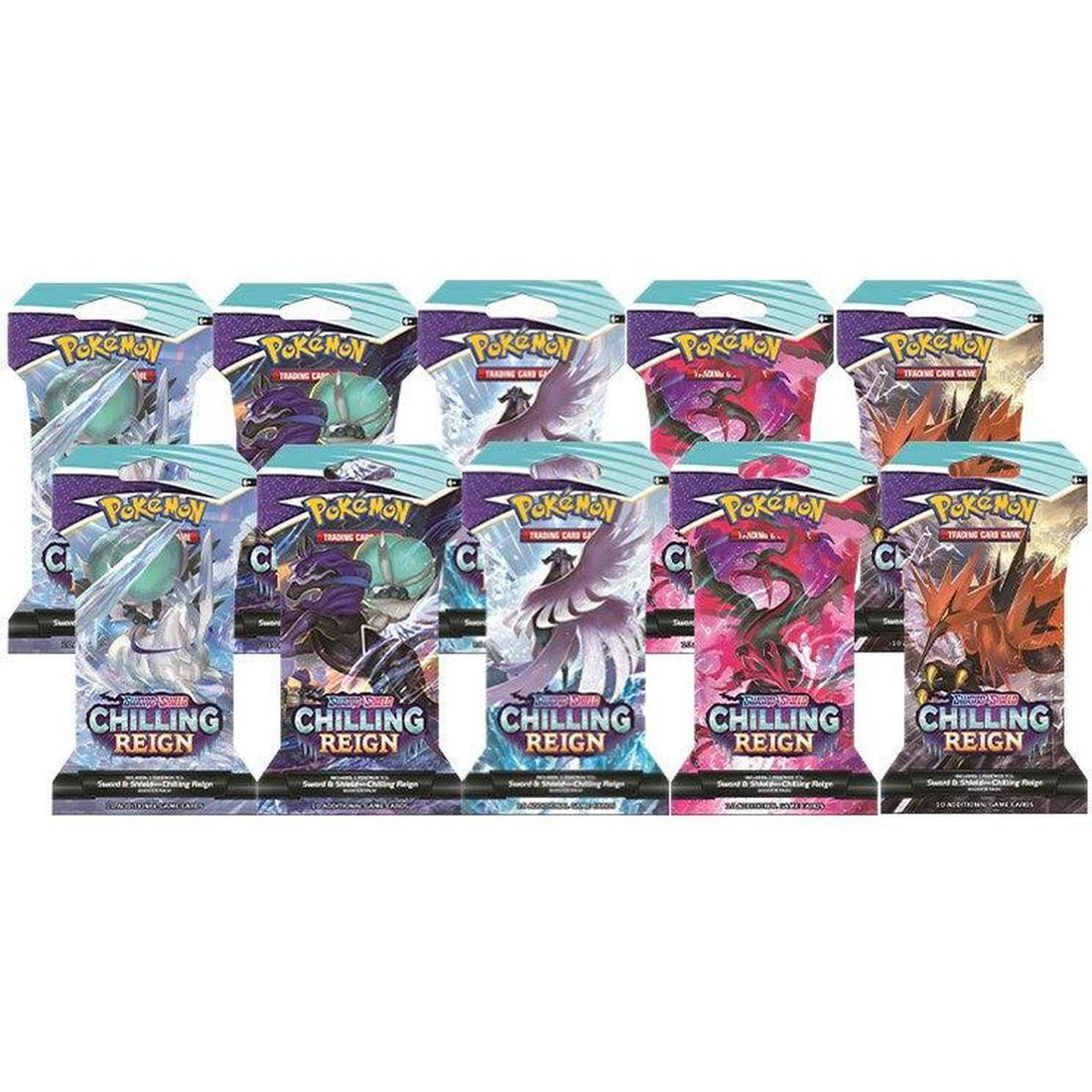 Chilling Reign Sleeved Booster Pack Bundle [Set of 10]