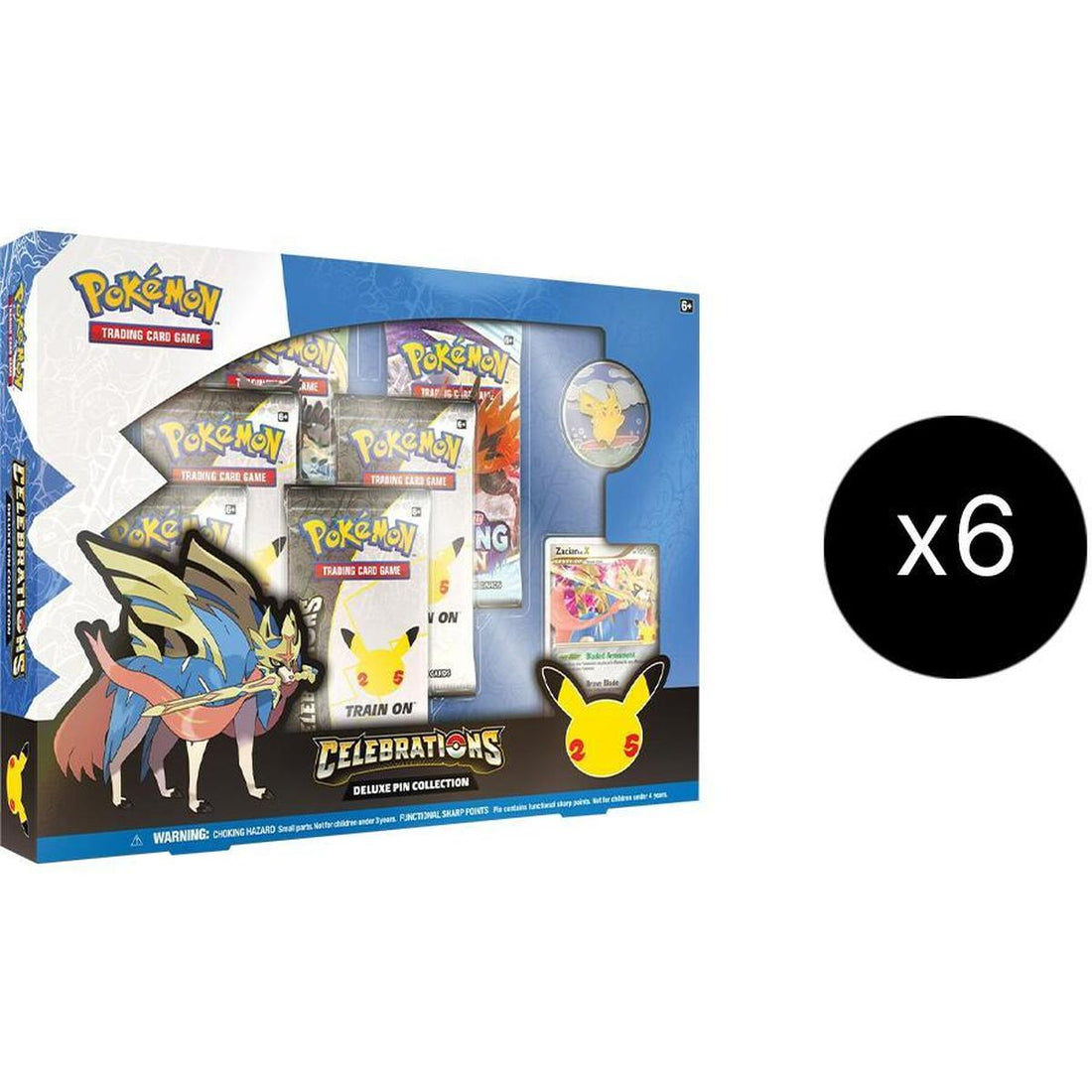 Celebrations Deluxe Pin Collection Case [Zacian LV. X]