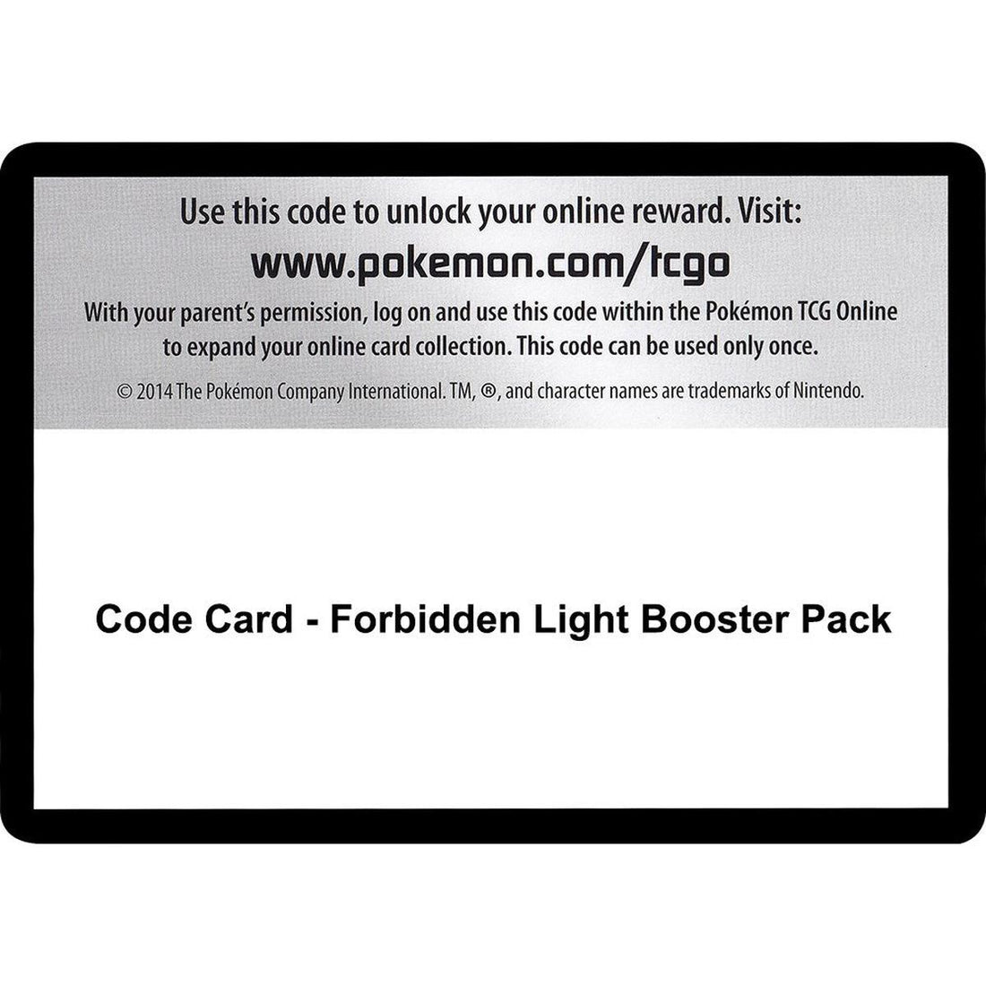 Code Card - Forbidden Light Booster Pack