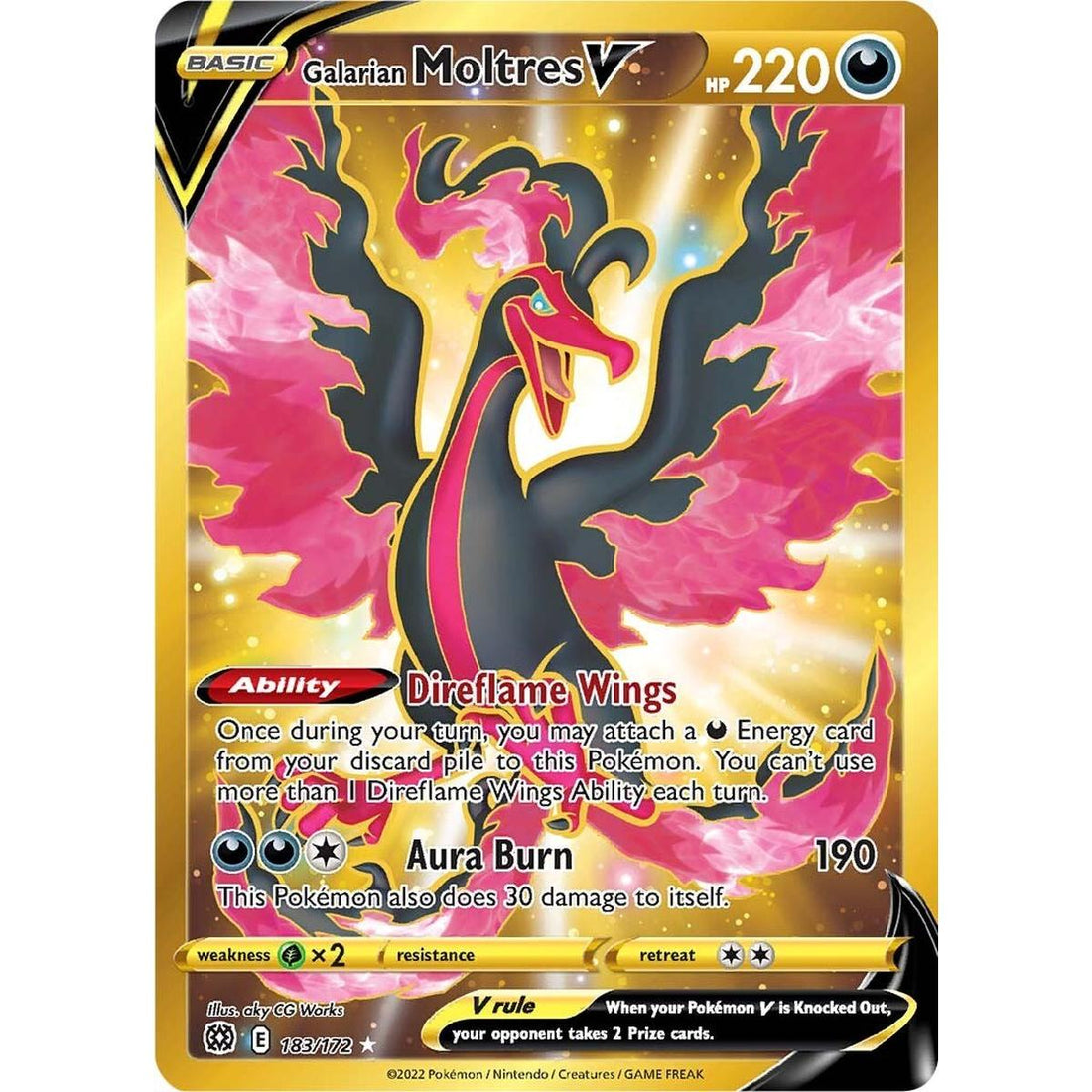 Galarian Moltres V (Secret)