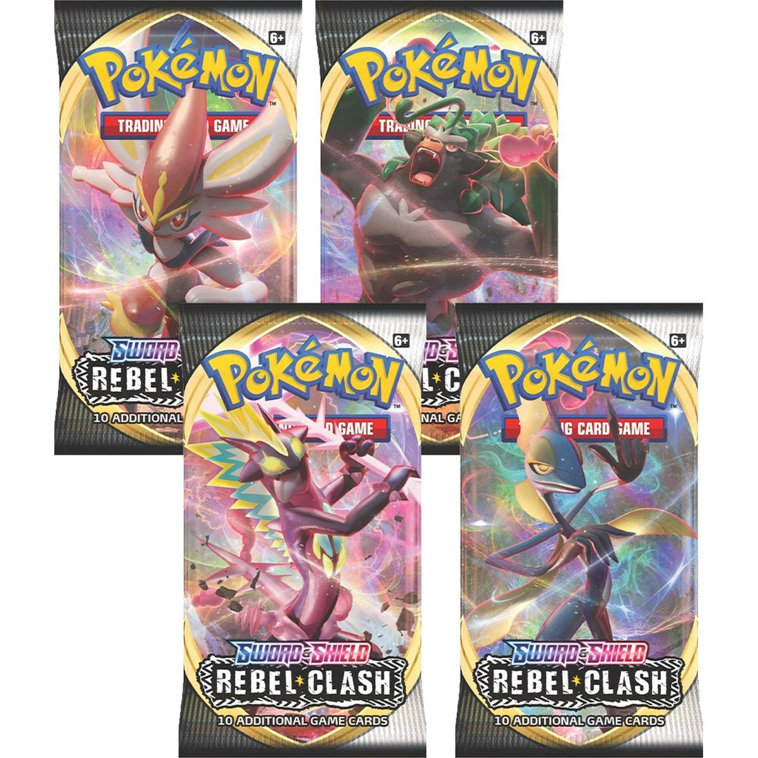 Rebel Clash Booster Pack Art Bundle [Set of 4]