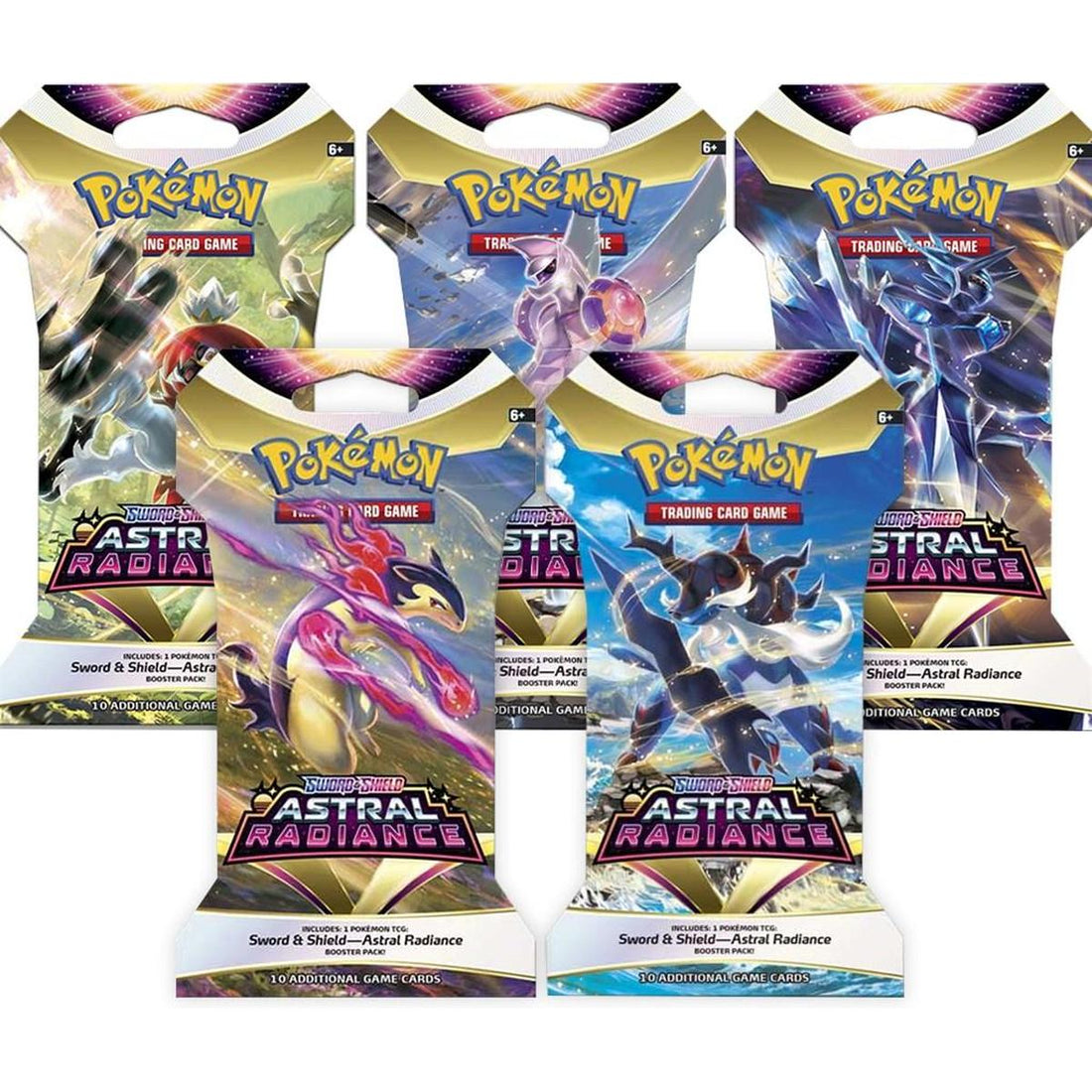 Astral Radiance Sleeved Booster Pack Art Bundle [Set of 5]
