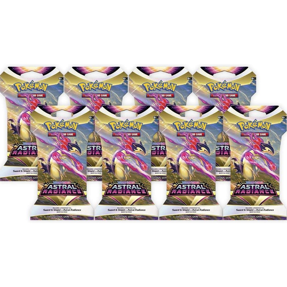 Astral Radiance Sleeved Booster Pack Bundle [Set of 8]