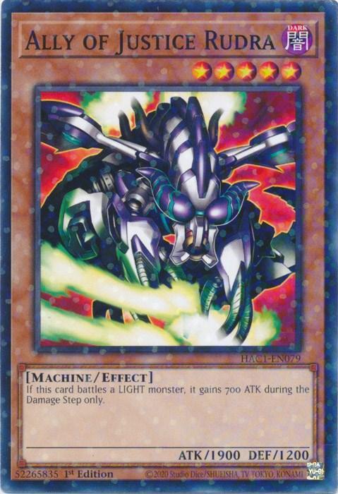 Ally of Justice Rudra (Duel Terminal)