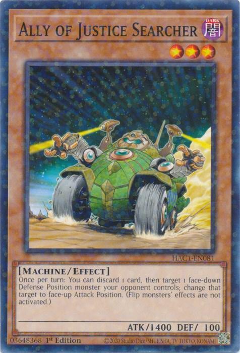 Ally of Justice Searcher (Duel Terminal)