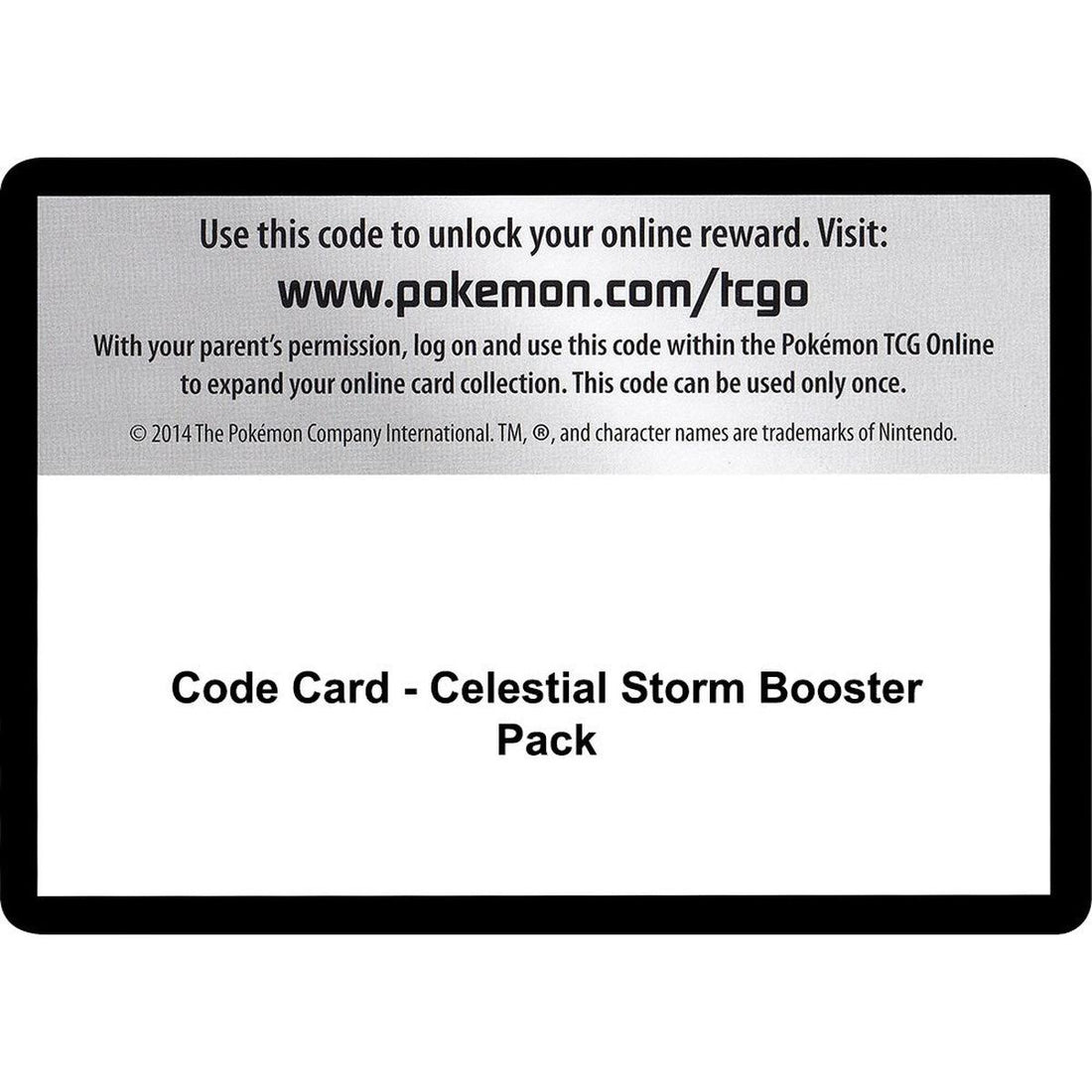 Code Card - Celestial Storm Booster Pack