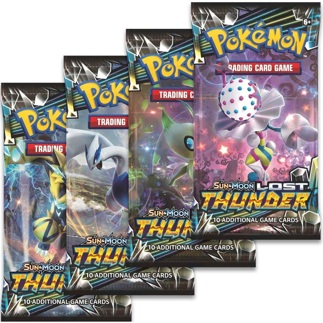 Lost Thunder Booster Pack Art Bundle [Set of 4]