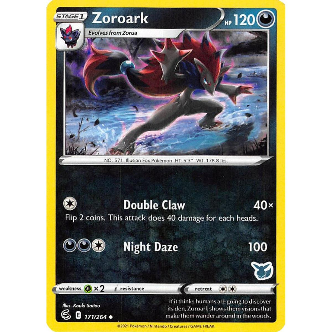 Zoroark - 171/264 (Eevee Stamped)
