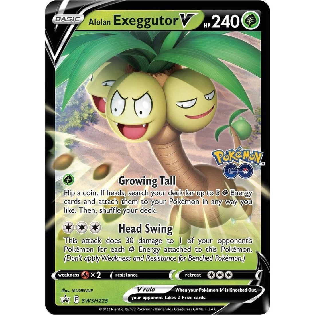 Alolan Exeggutor V - SWSH225