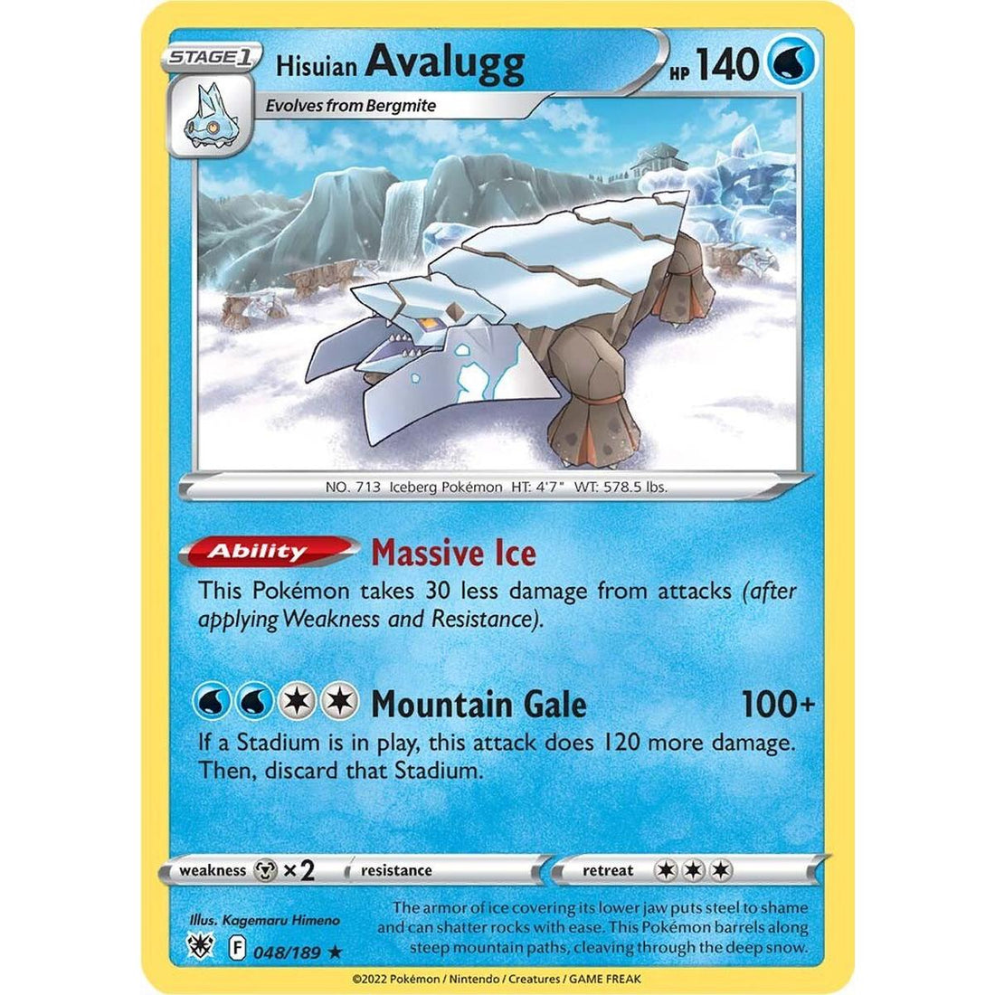 Hisuian Avalugg