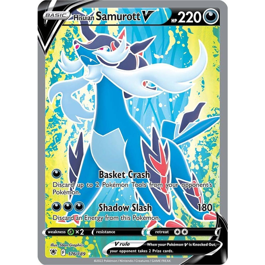 Hisuian Samurott V (Full Art)