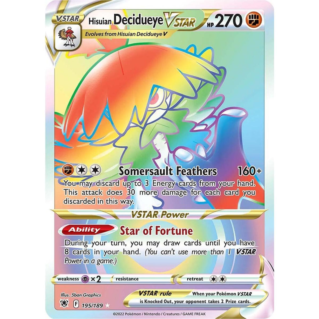 Hisuian Decidueye VSTAR (Secret)