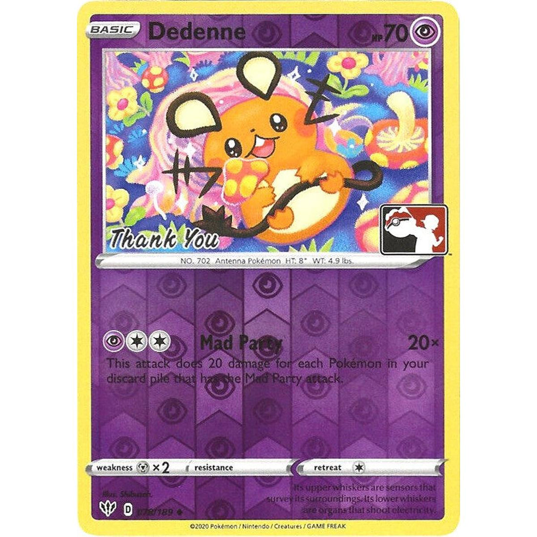 Dedenne - 78/189 (Pokemon League) [Thank You]