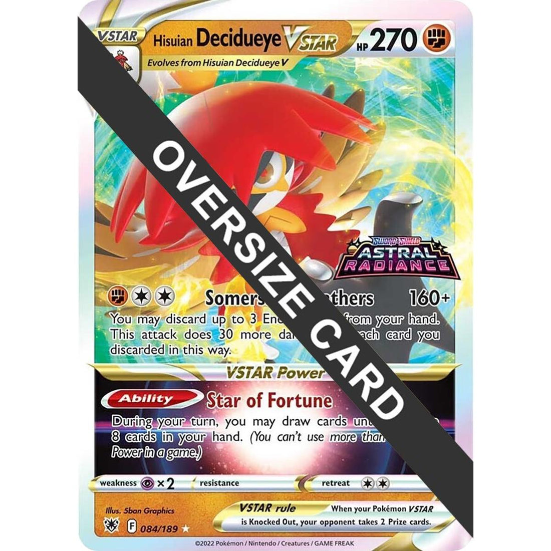 Hisuian Decidueye VSTAR - 084/189