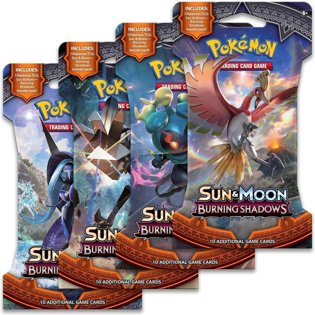 Burning Shadows Sleeved Booster Pack Art Bundle [Set of 4]