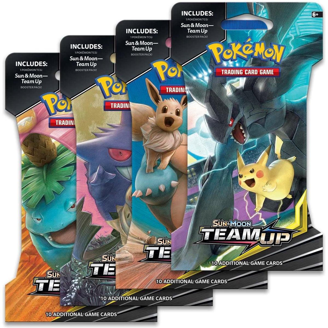 Team Up Sleeved Booster Pack Art Bundle [Set of 4]