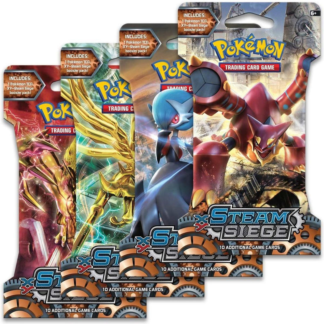 Steam Siege Sleeved Booster Pack Art Bundle [Set of 4]