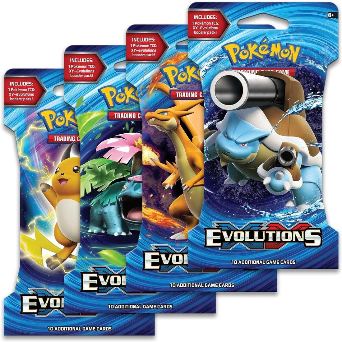 Evolutions Sleeved Booster Pack Art Bundle [Set of 4]