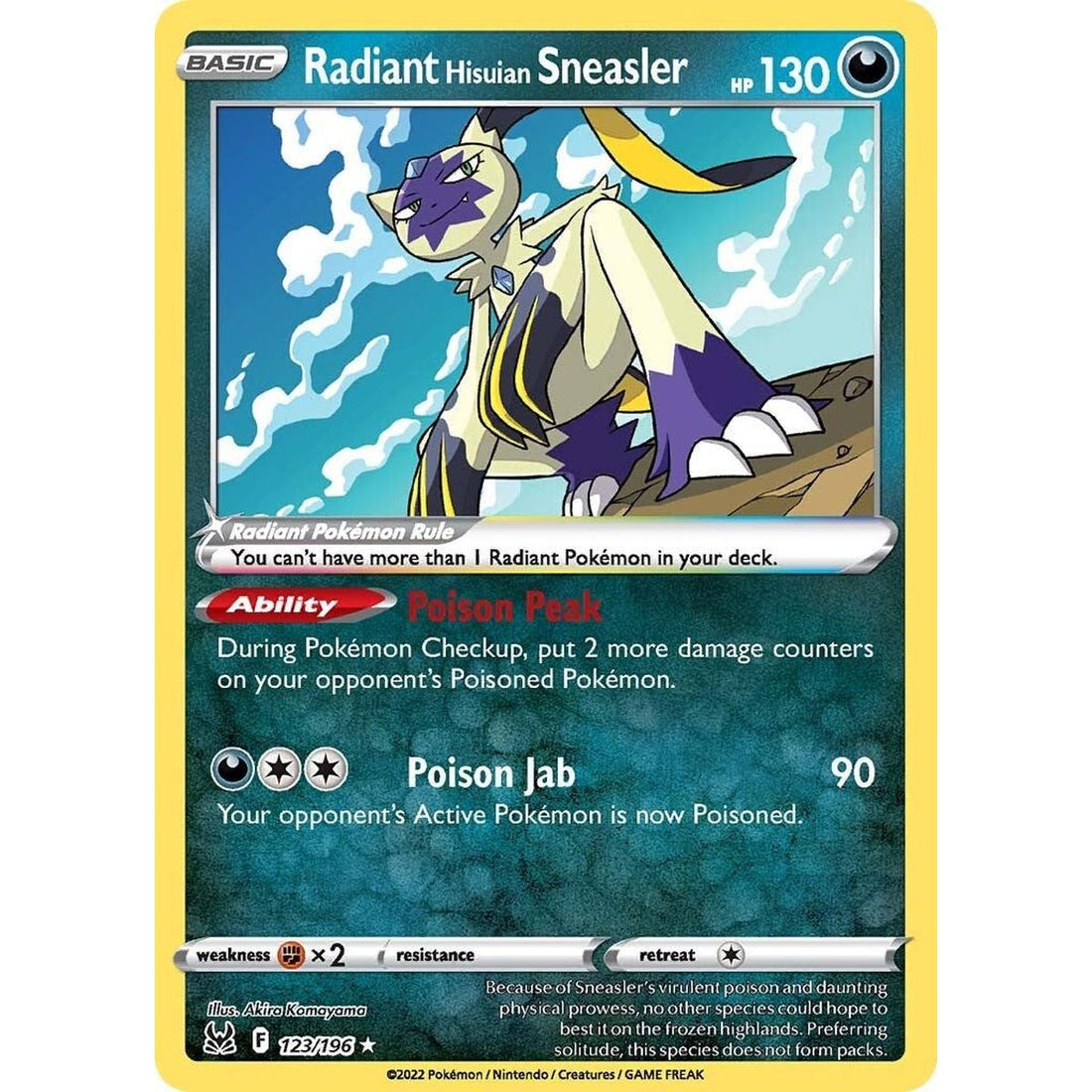 Radiant Hisuian Sneasler