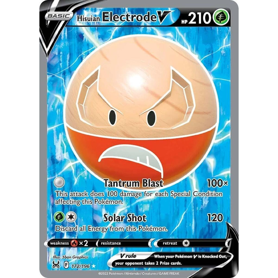 Hisuian Electrode V (Full Art)