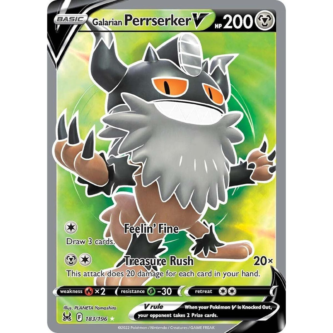 Galarian Perrserker V (Full Art)