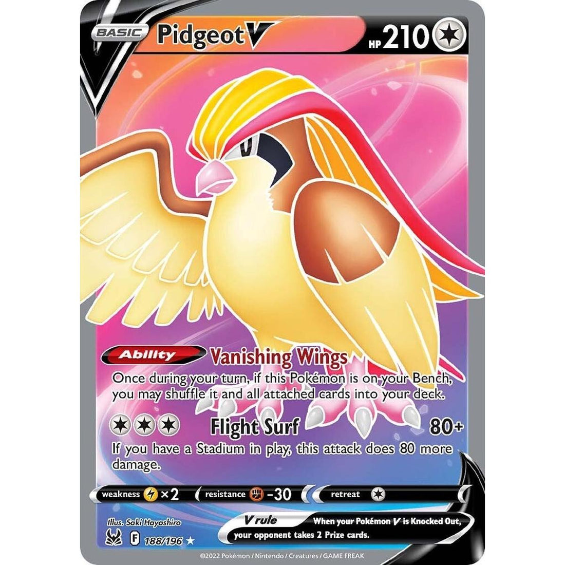 Pidgeot V (Full Art)