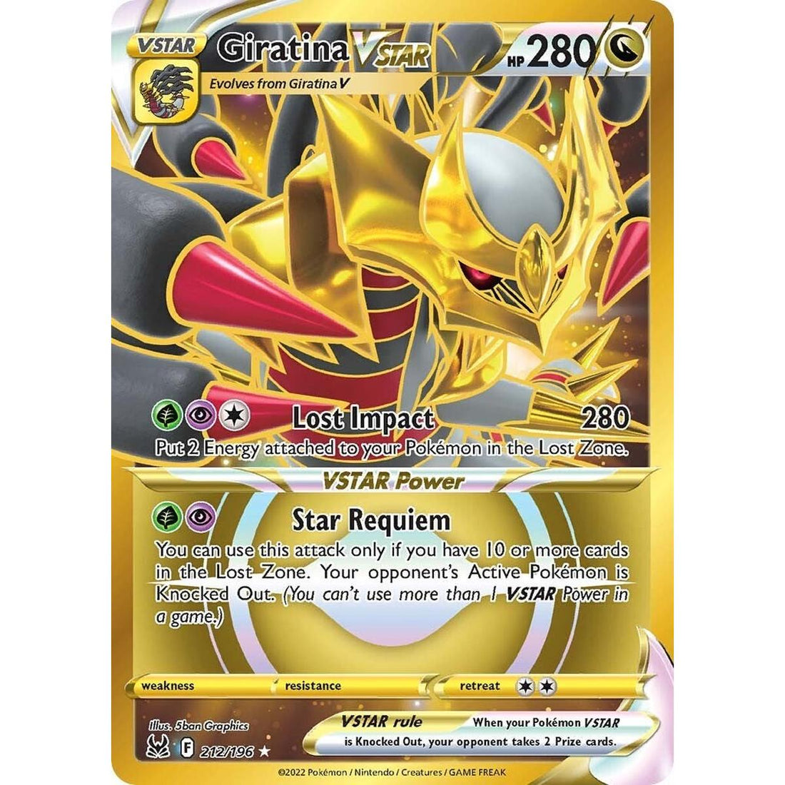 Giratina VSTAR (212) (Secret)