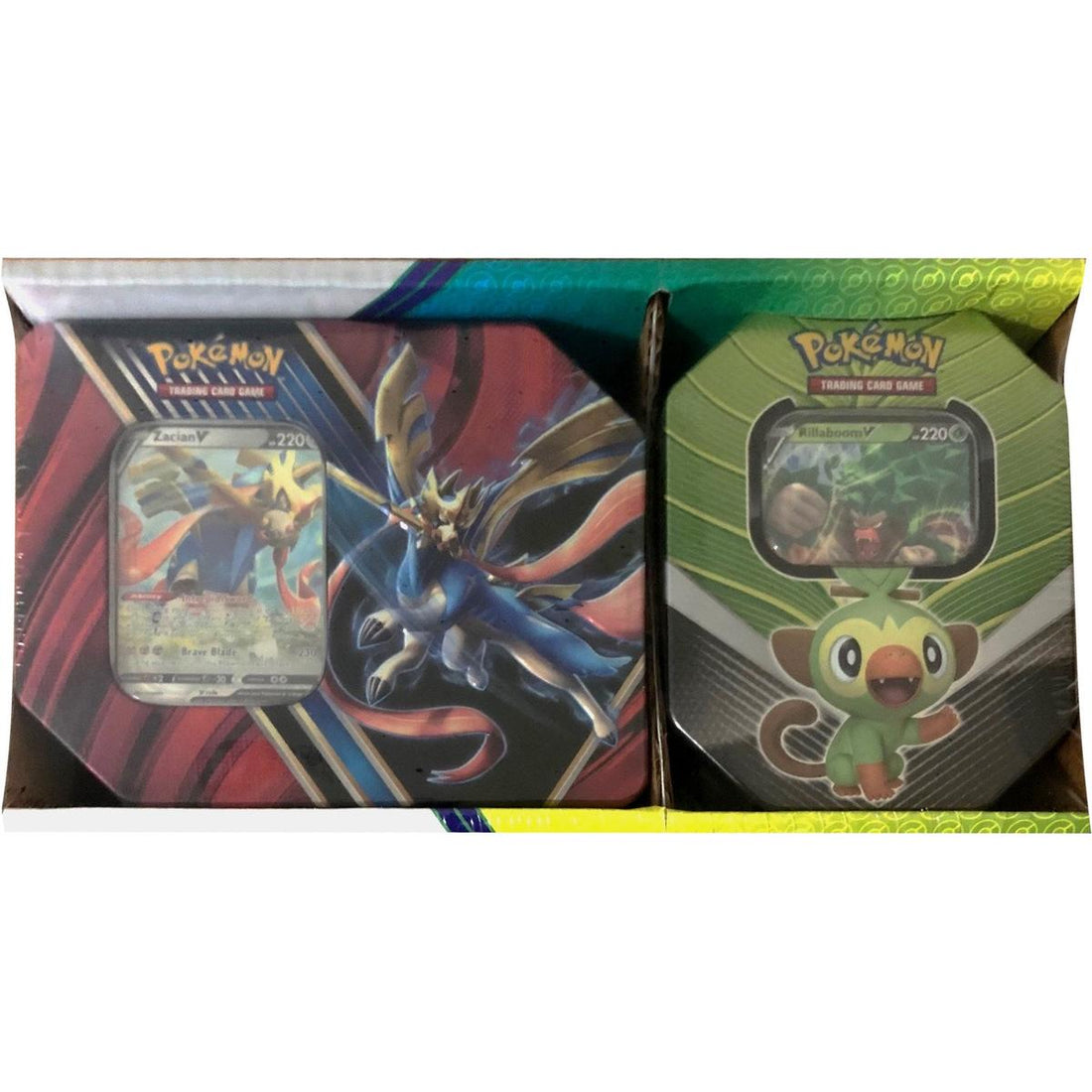 Legends of Galar Tin + Galar Partners Tin 2-pack [Zacian V/Rillaboom V] (Retail Exclusive)