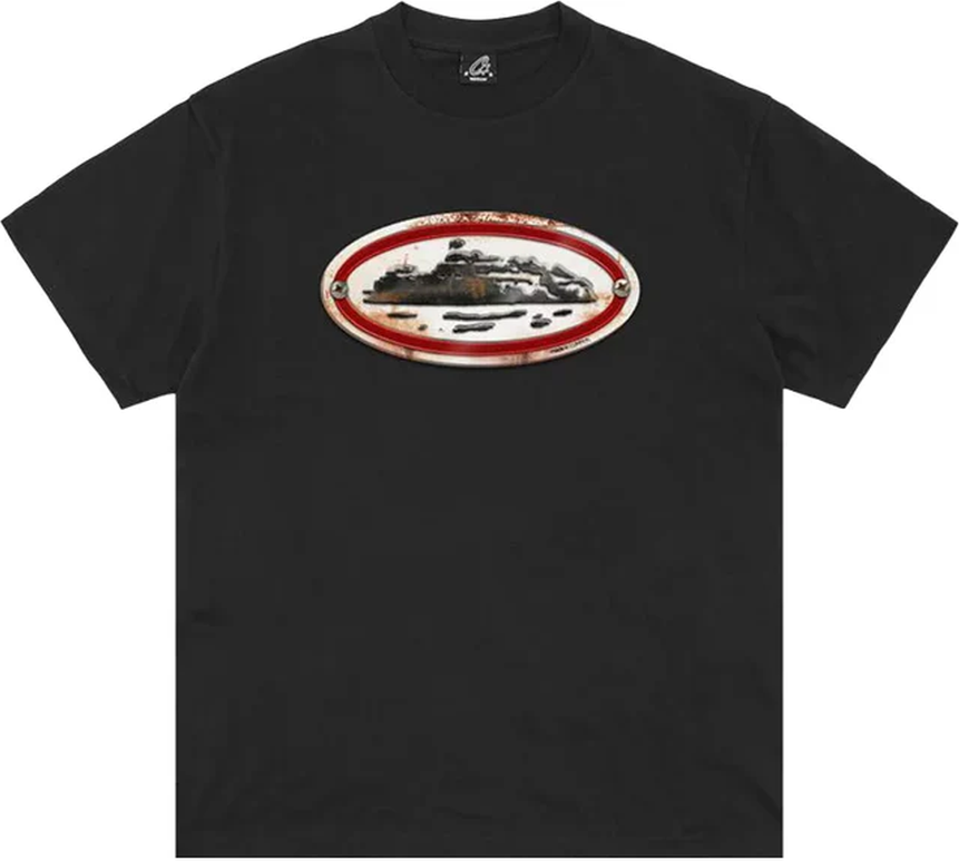 Corteiz Alcatraz Rusty T-Shirt - Black (SS24)